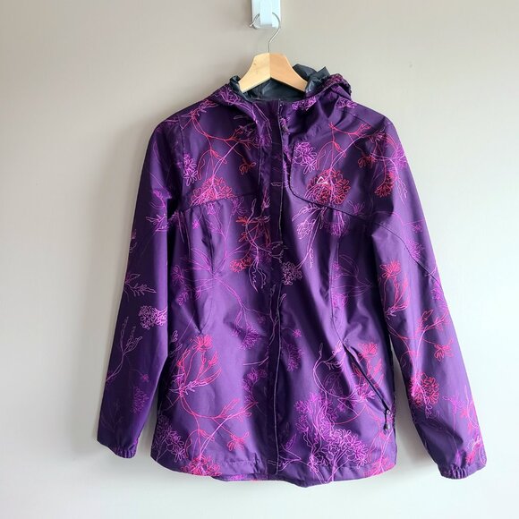 Paradox purple shell jacket with hood. - Picture 1 of 9